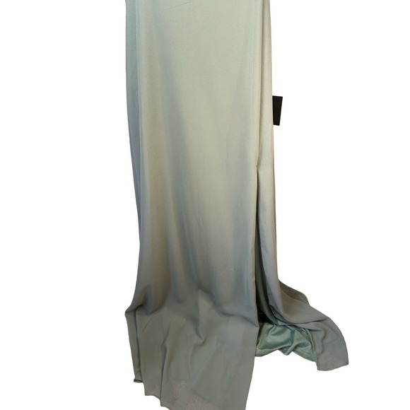 Lulus soft green XL spaghetti strap long formal - Picture 2 of 9